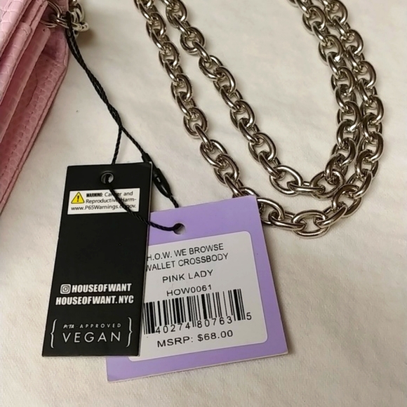 House of Want Crossbody Pink Lady Wallet - Picture 5 of 16